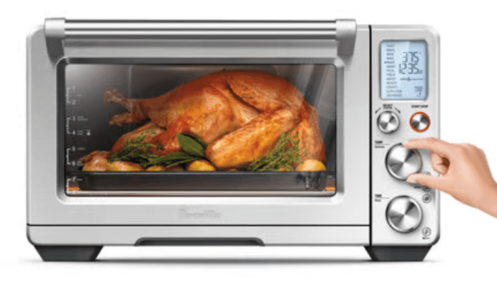 Breville Smart Oven or Air Fryer Pro with chicken inside